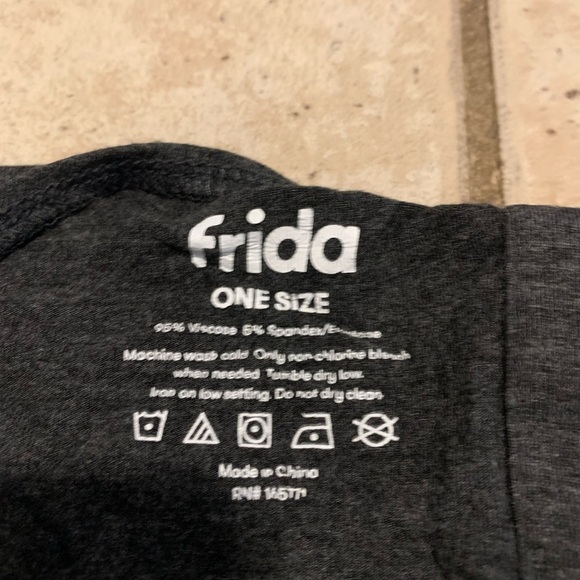 Frida Dark Grey ONE SIZE Button-Front T-Shirt Dress - Picture 2 of 5